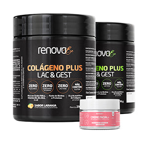 2 Lac & Gest + 1 Creme Resveratrol Cuidados para saúde e beleza para mamães