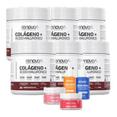 6 Colágenos + 4 Dermocosméticos Cuidados para saúde e beleza