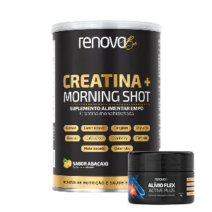1 Creatina + 1 Balm de Dores Seu dia mais produtivo e ativo