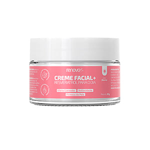 1 Pote Creme Facial Resveratrol Creme ideal para cuidar da pele durante o dia