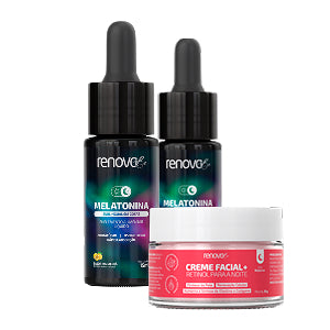 2 Melatoninas + 1 Creme Retinol Sabor Maracujá com Rápida Absorção